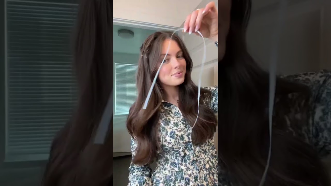 easy bow hairstyle tutorial 🦋subscribe for more 💙tiktok video #korea #hairstyle #bowhairstyle #bow