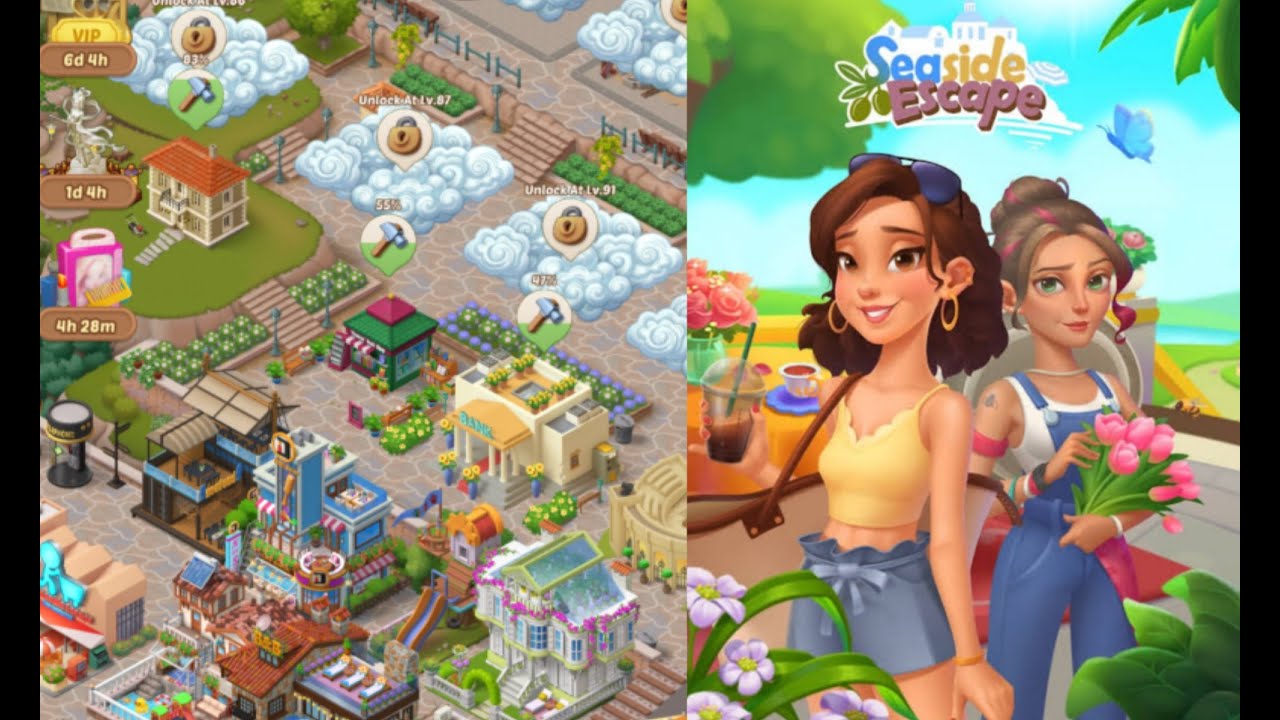 Seaside Escape |  Level  83-84  Part 90  🏝🏖