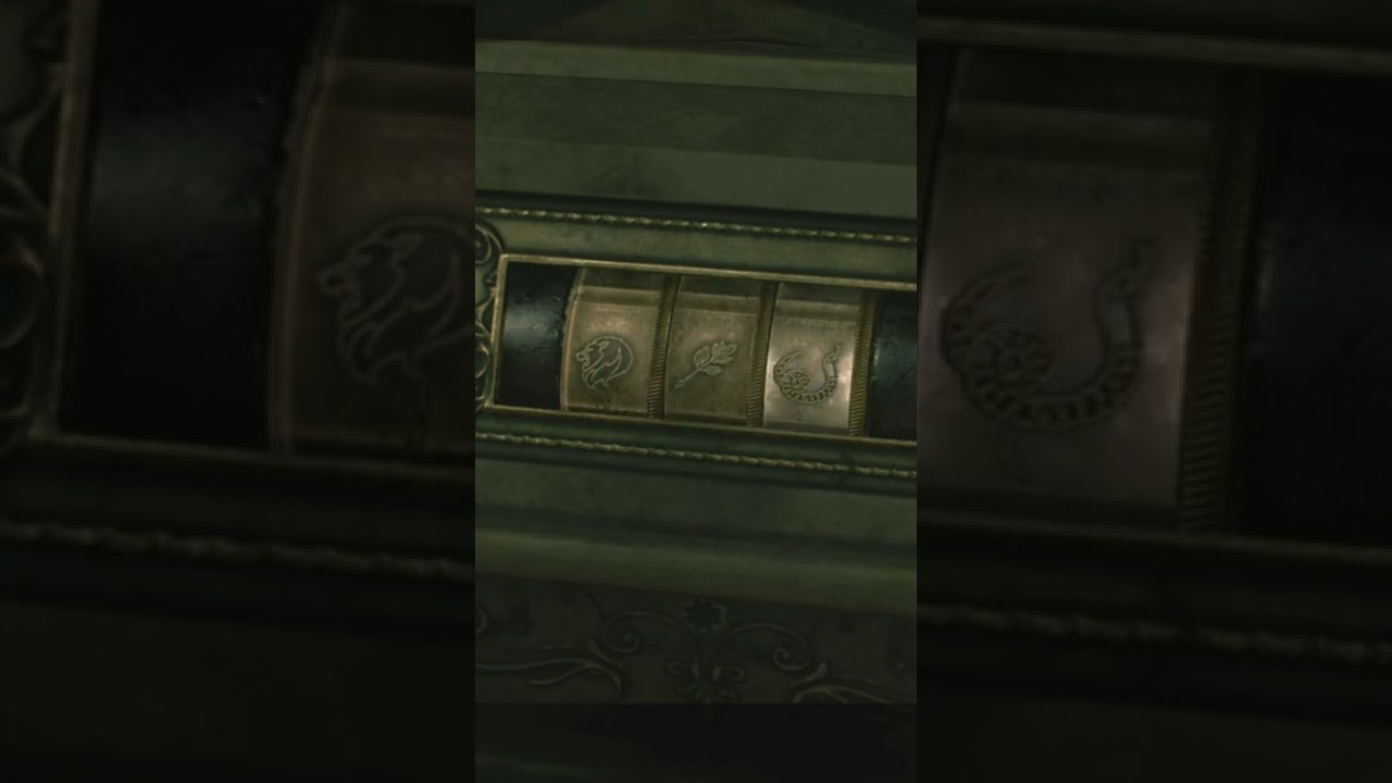 Hardest PUZZLE Solved in 15Seconds The lion Statue Puzzle AS CLAIR YouTube 💚 || Resident Evil 2