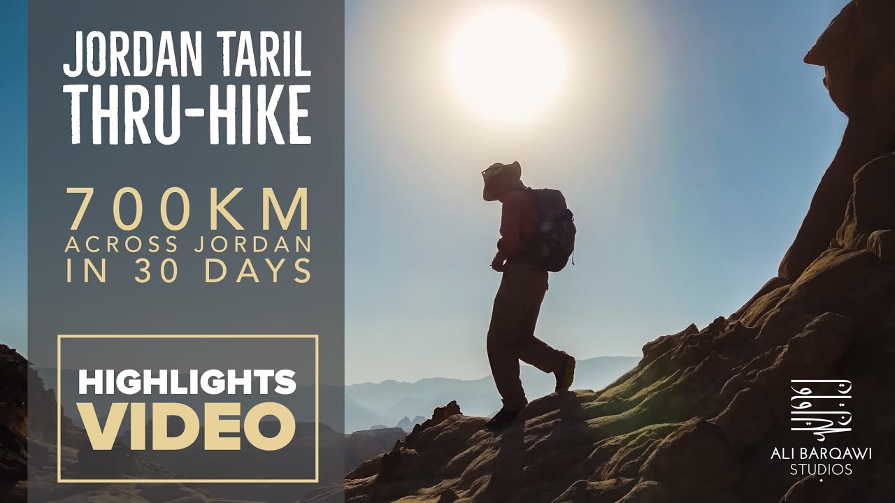 JORDAN TRAIL THRU-HIKE: Hiking a 700km Trail across Jordan in 30 Days (3-Minute Highlights video)