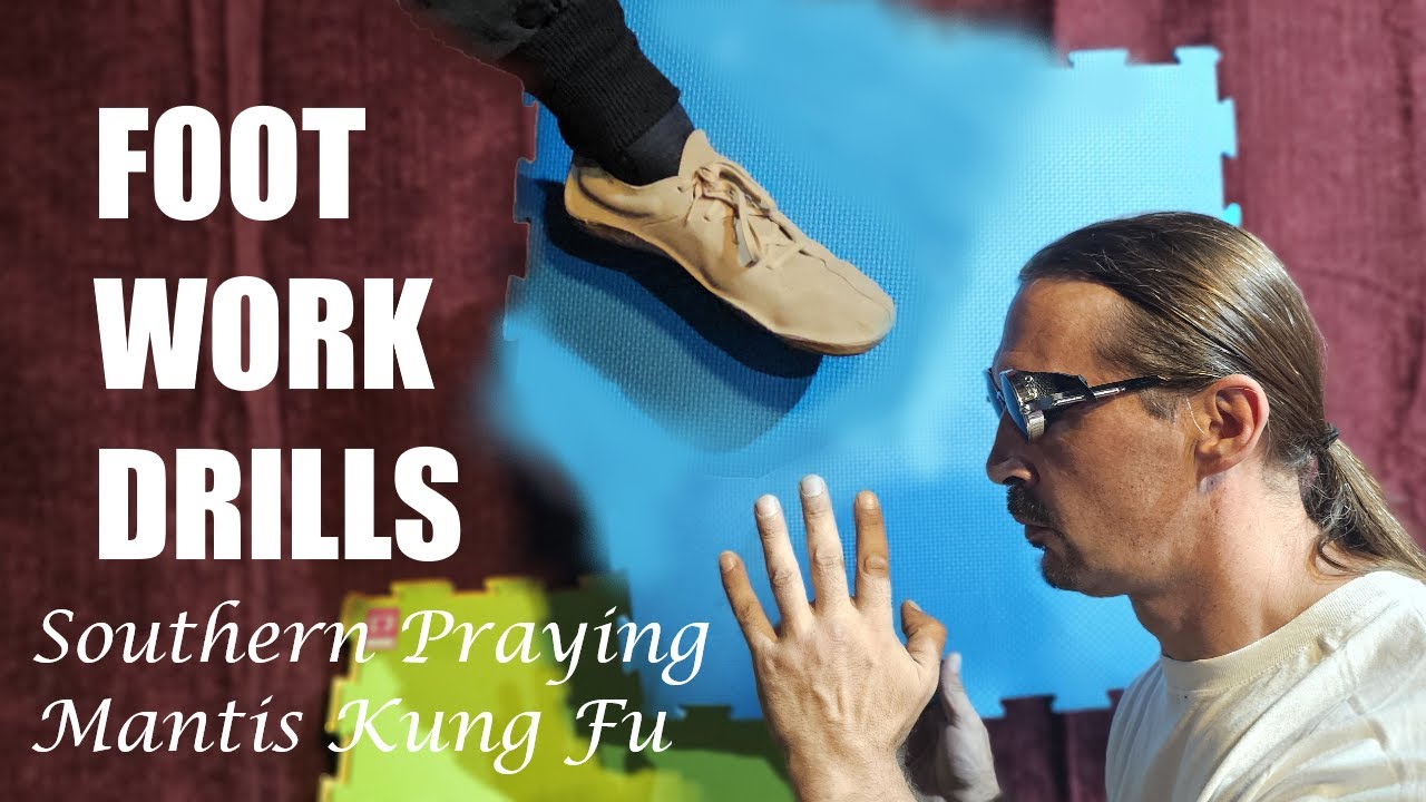 Footwork Drills. #prayingmantiskungfu #kungfutraining #martialarts #kungfuskills #combatsport