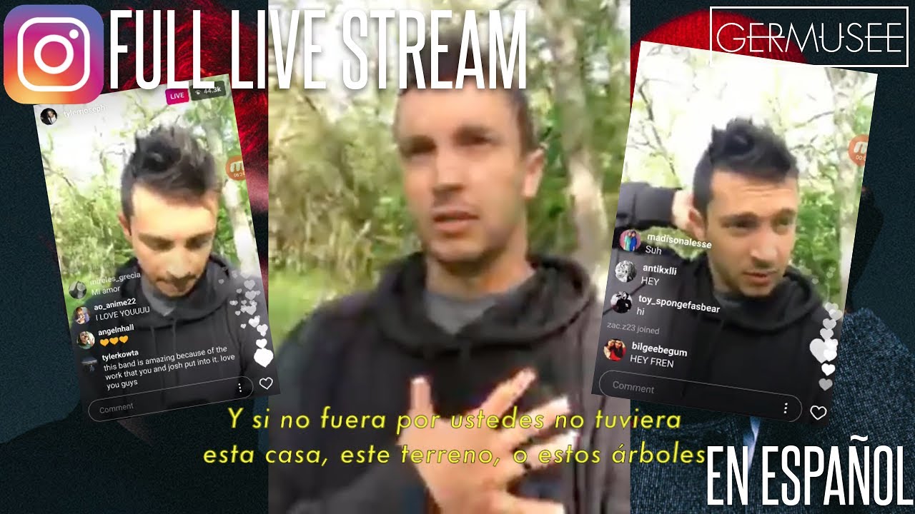 TYLER EXPLICA POR QUÉ TØP NO ASISTIÓ A LOS BILLBOARD 2017 - Tyler's Instagram (FULL Live Stream)