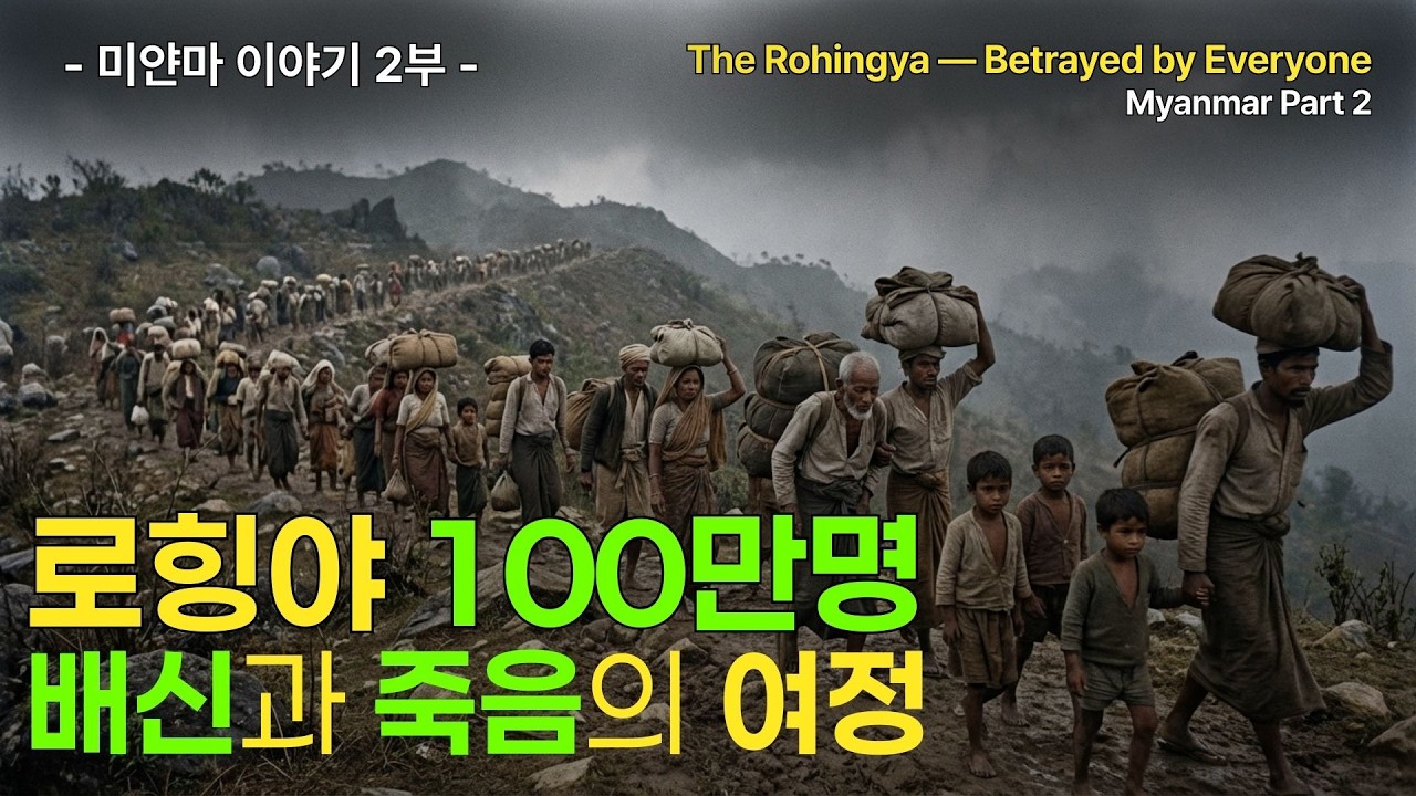미얀마 속 버려진 로힝야, 100만 명의 배신과 죽음 | 미얀마 그리고 로힝야 이야기 2부
