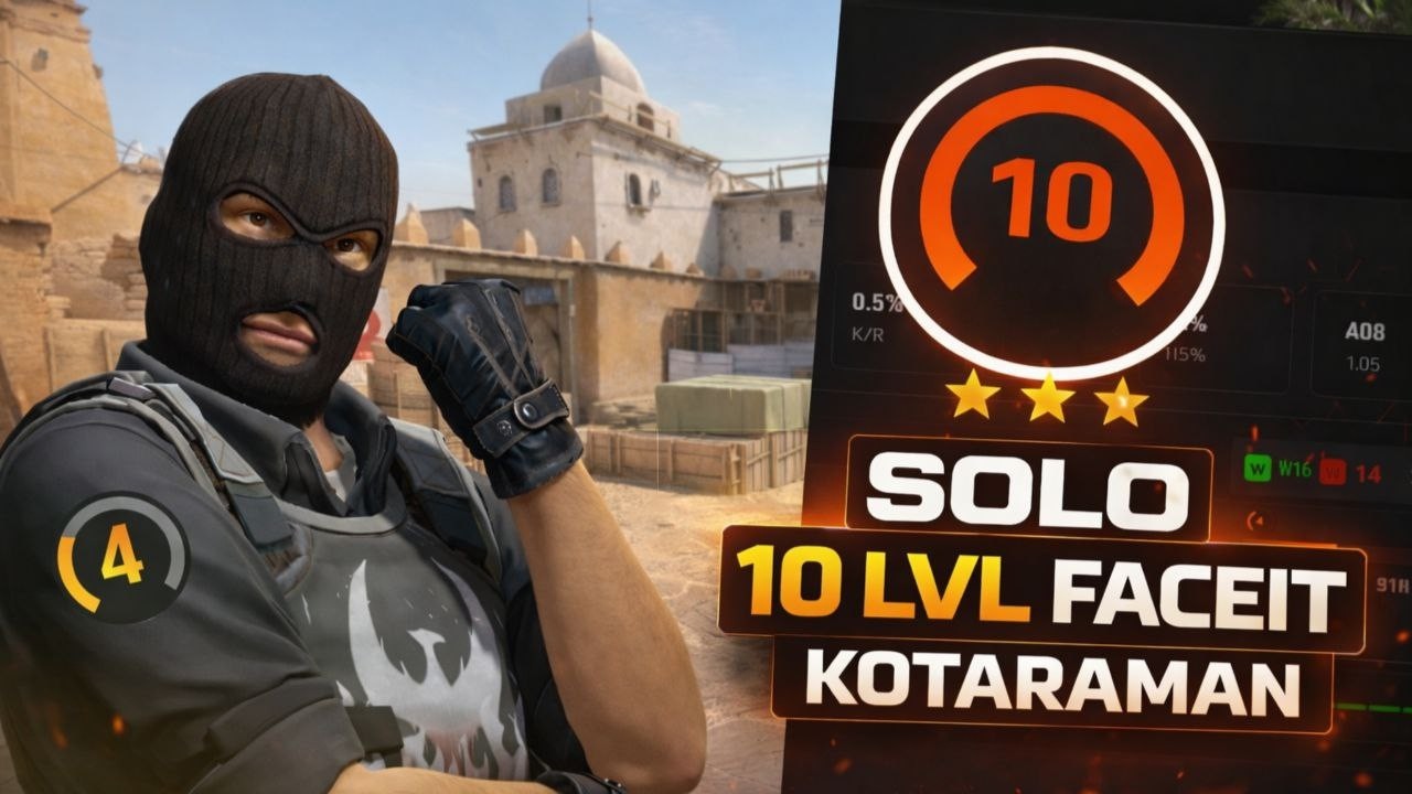 SOLO 10 LVL FACEIT - MEN HARAKAT QILMOQDAMAN (CS2 FACEIT)