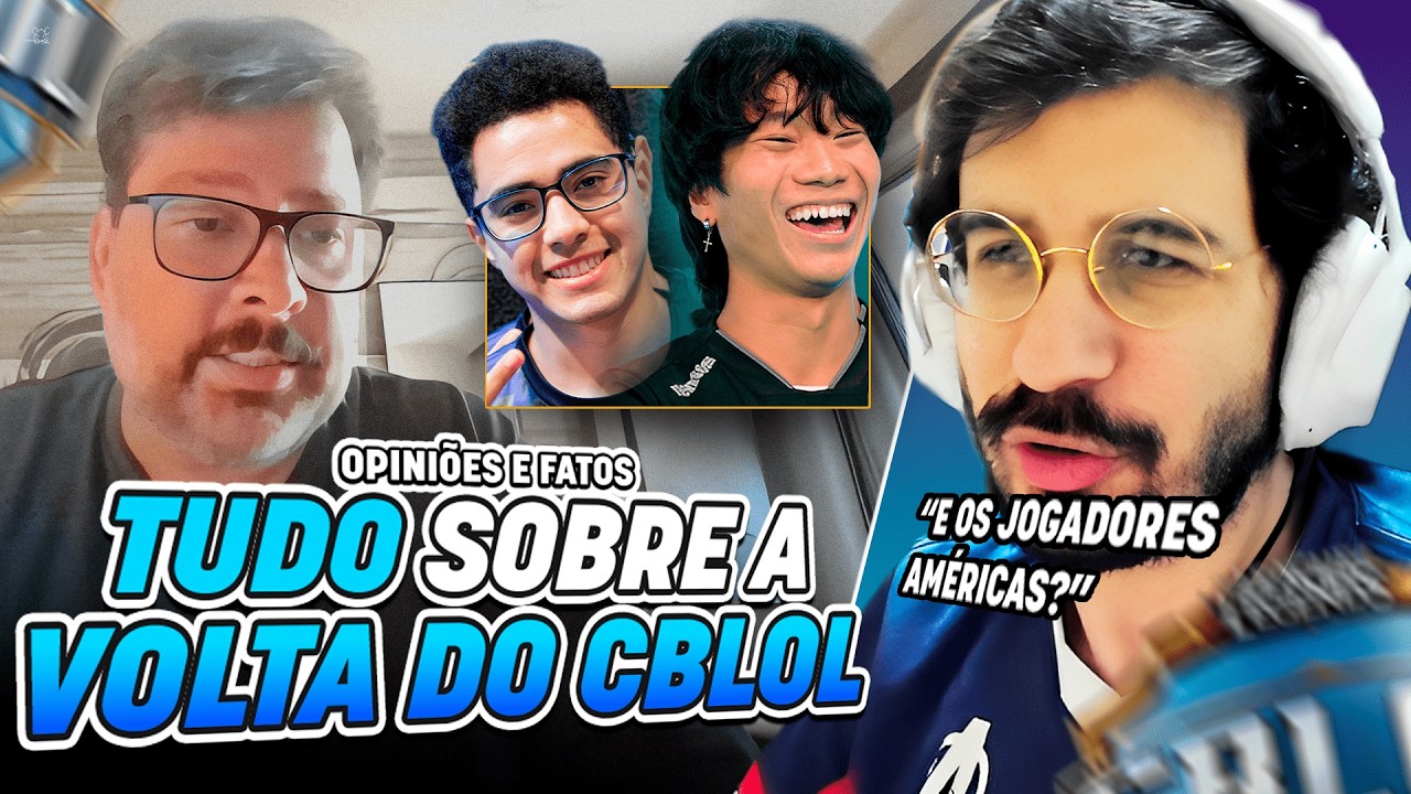 🚨 TUDO SOBRE A VOLTA DO CBLOL! CACO ANTUNES é ENTREVISTADO E REVOLTA REAGE!