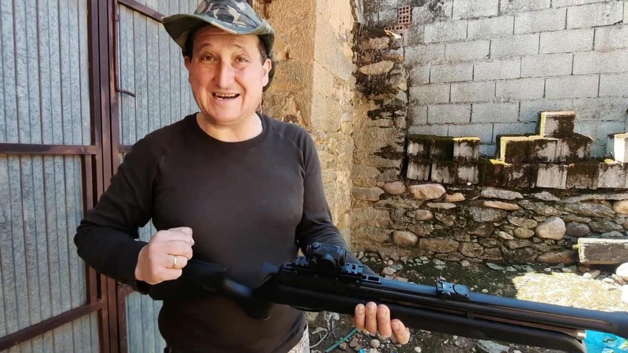 Prueba de Carabina GAMO ARROW PCP con un PUNTO ROJO