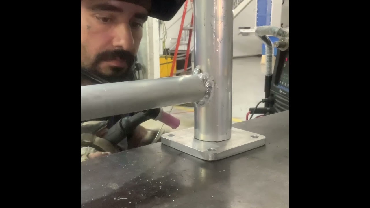 TIG welding aluminum tubing with millers dynasty 400
