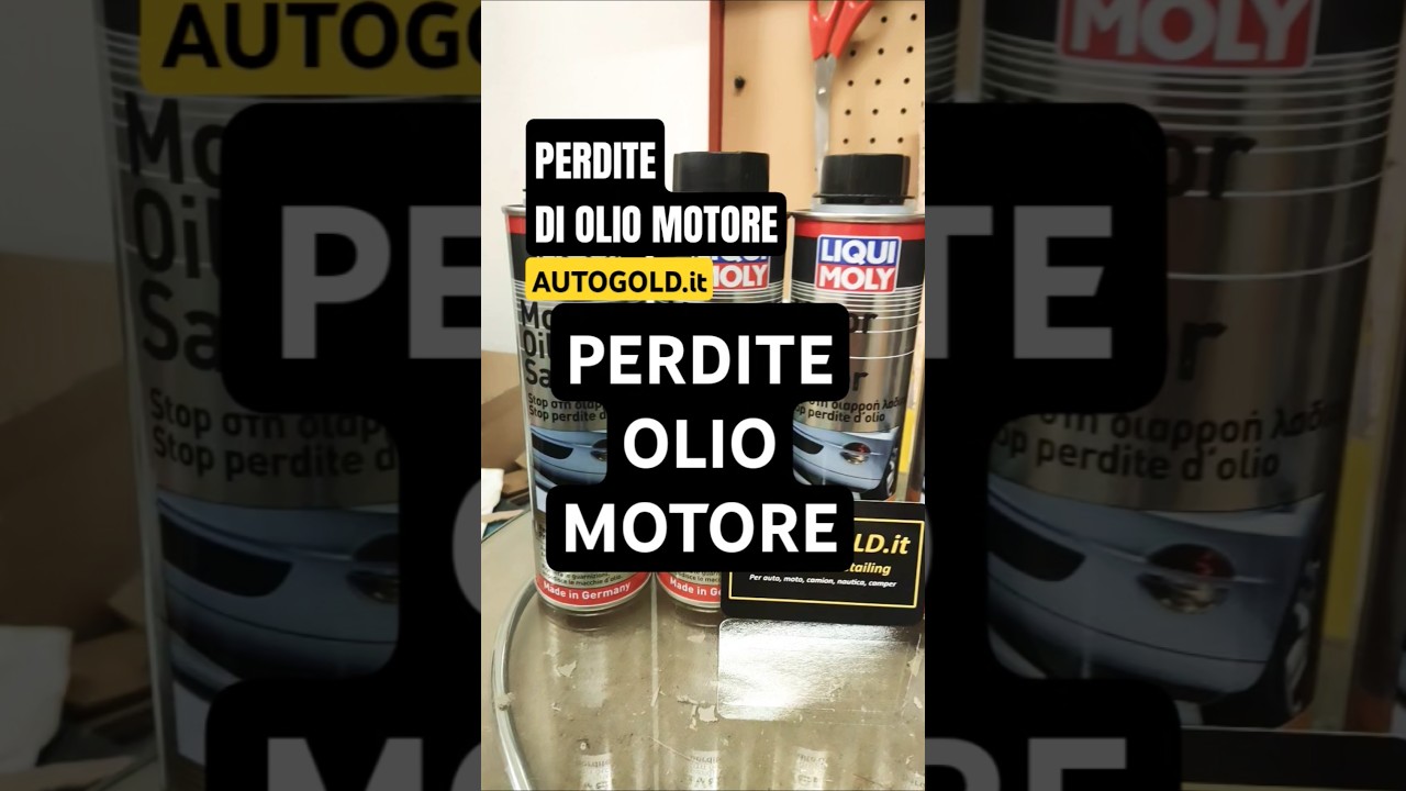 PERDITE OLIO MOTORE - Additivo Liqui Moly 1802 motor oil saver