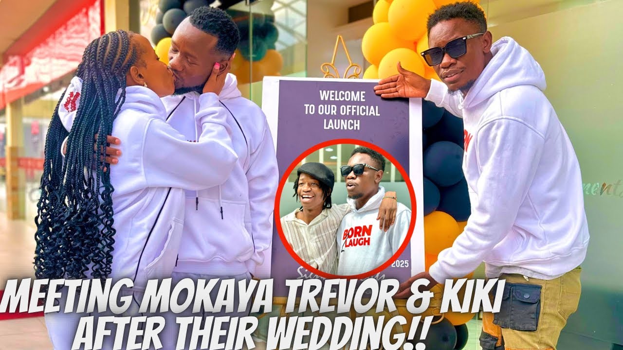 Meeting Trevor & Kiki After Their Wedding | Mokaya, Commentator & Maureen Ngigi At Signature Cut!