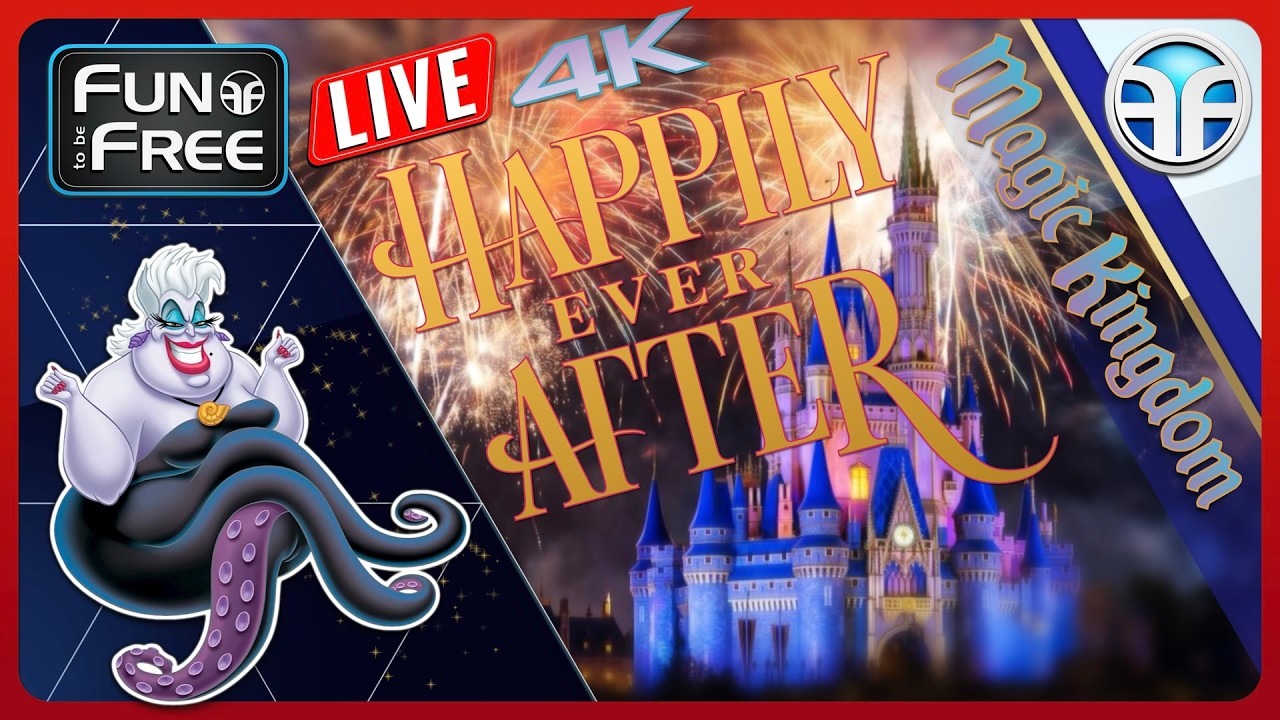 🔴 LIVE: Magic Kingdom &ndash; YOU Pick! Rides + Happily Ever After, Disney World | Full show 4K