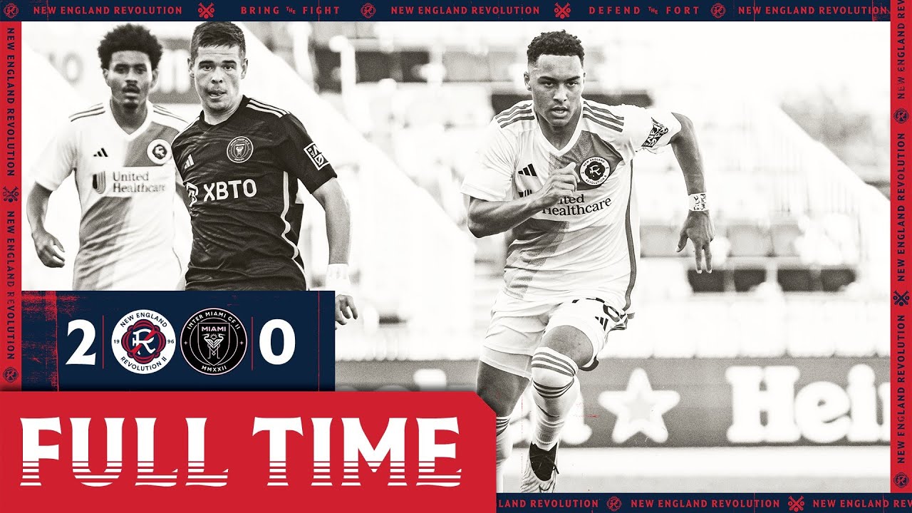 Highlights | Homegrown teens Miller and Fry strike as Revs II claim 2-0 win over Inter Miami II