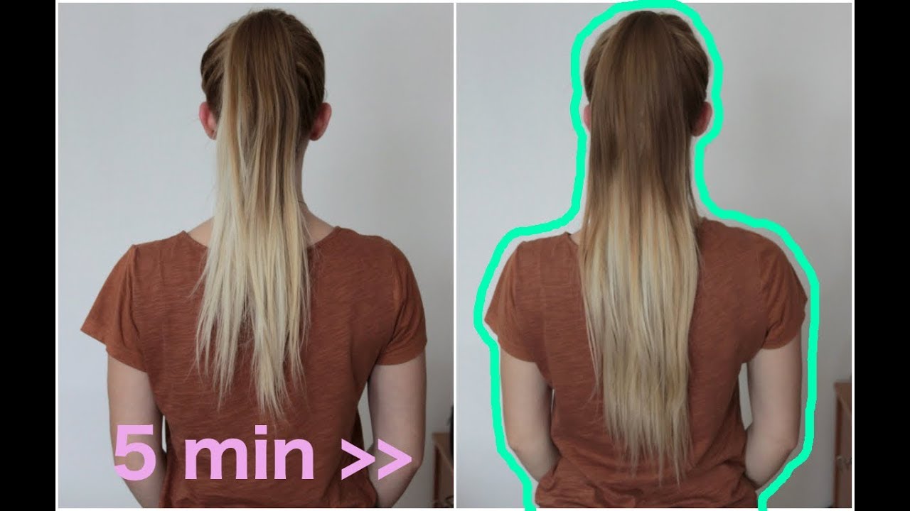 AKO NA DLHÝ COP BEZ PRÍČESKOV l Ariana Grande high ponytail