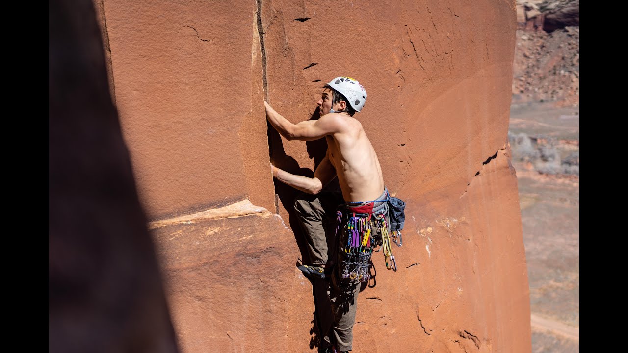 Climbing The 7 Towers Along The Bridger Jacks In Indian Creek, Utah