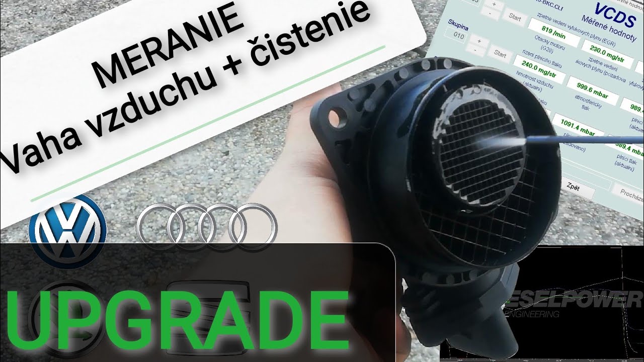 Meranie čistenie váhy vzduchu UPGRADE