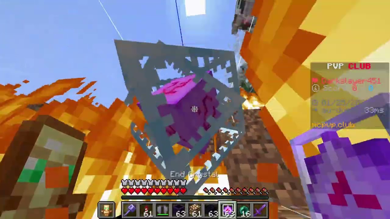 minecraft Vanilla PvP montage