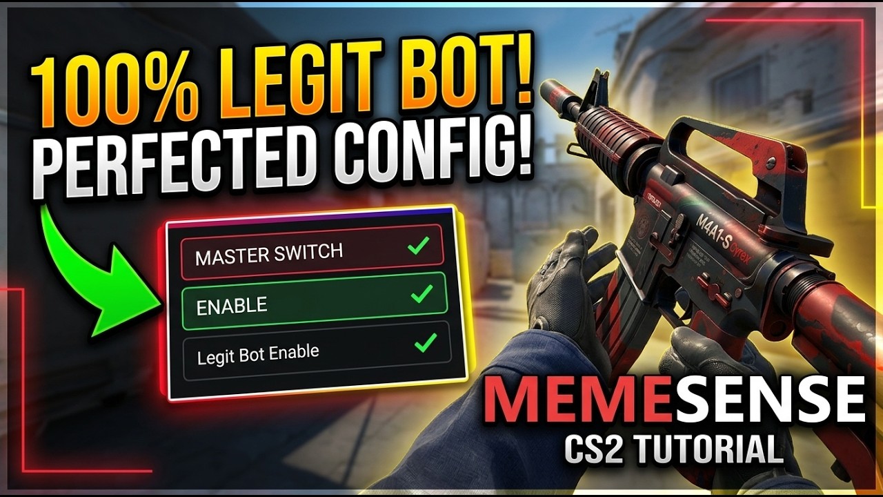 How to Set Up the PERFECT Legit Bot on Memesense (CS2 Tutorial)