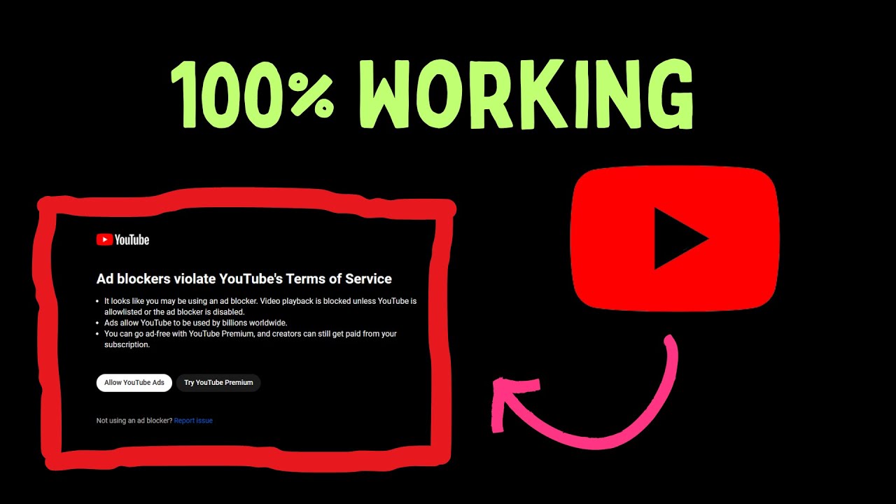 How to Fix Ad Blockers Violate YouTube Terms Of Service Error on Windows 11