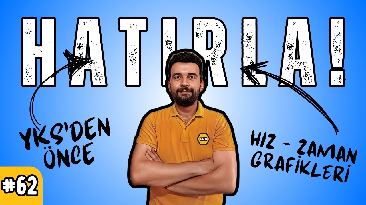 HAREKET GRAFİKLERİNDEN SORU MSÜ TYT AYT'DE GELİR | YKS'DEN ÖNCE HATIRLA | SON 119 #aytfizik #yks2026