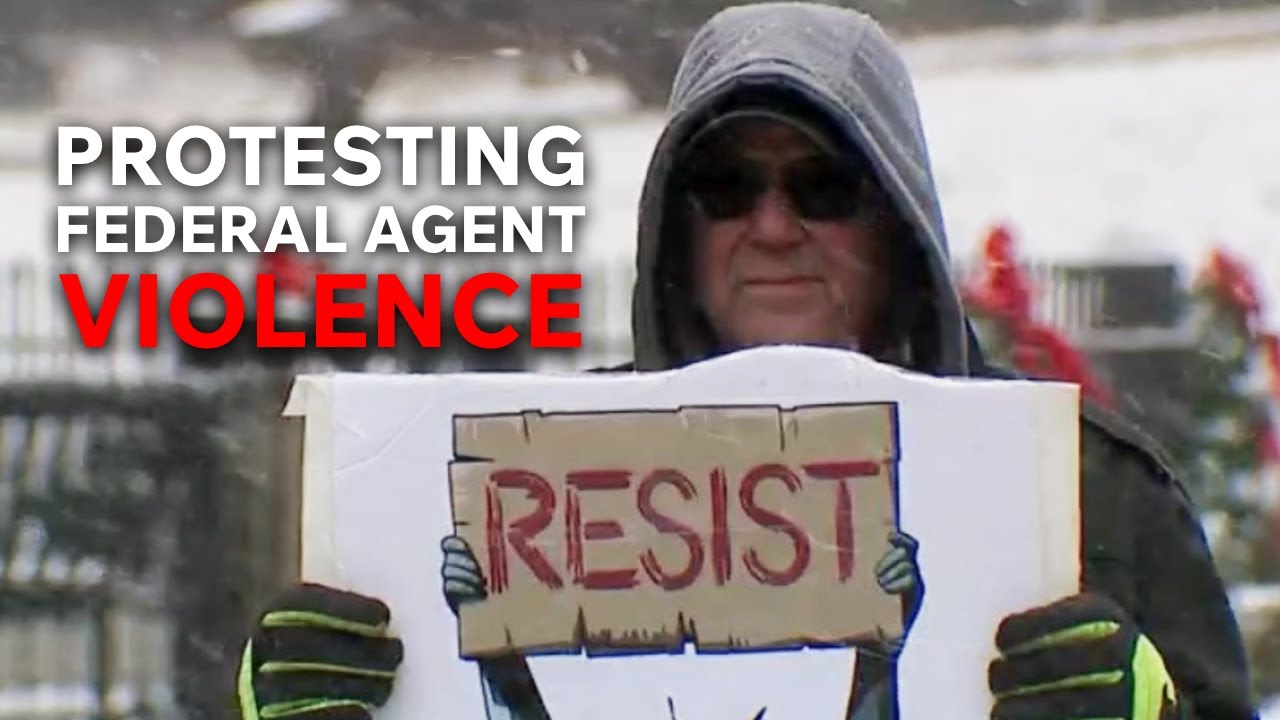 Protestors gather in Warren after federal agent violence in Minneapolis
