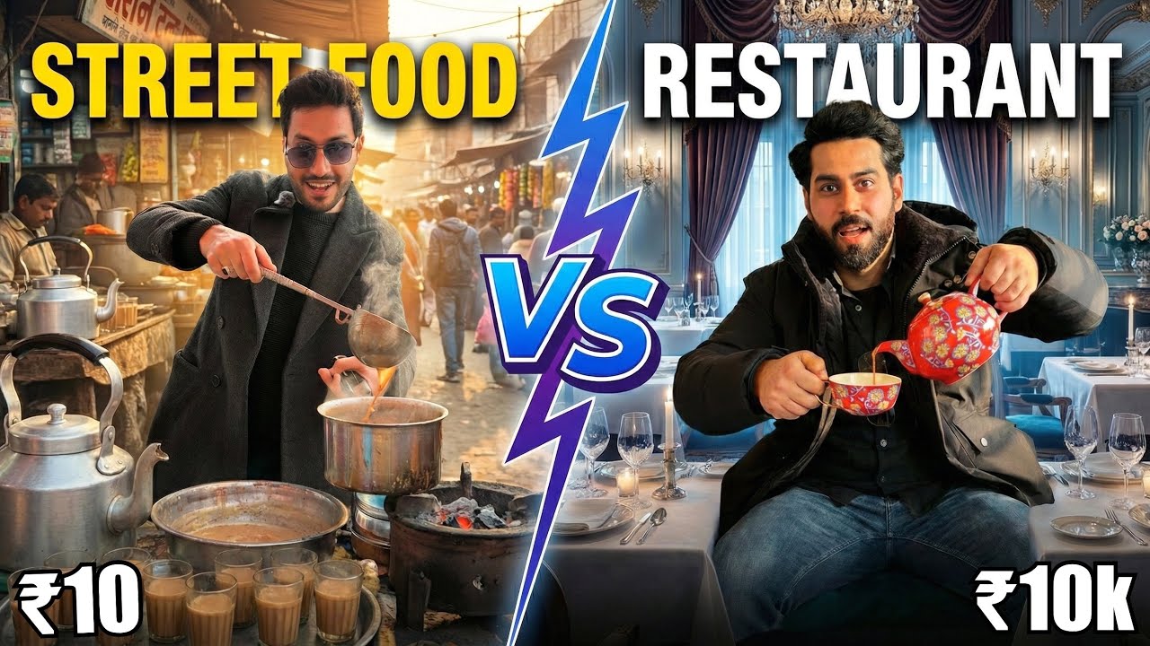 ₹10 vs ₹10000 Chai in Kashmir!
