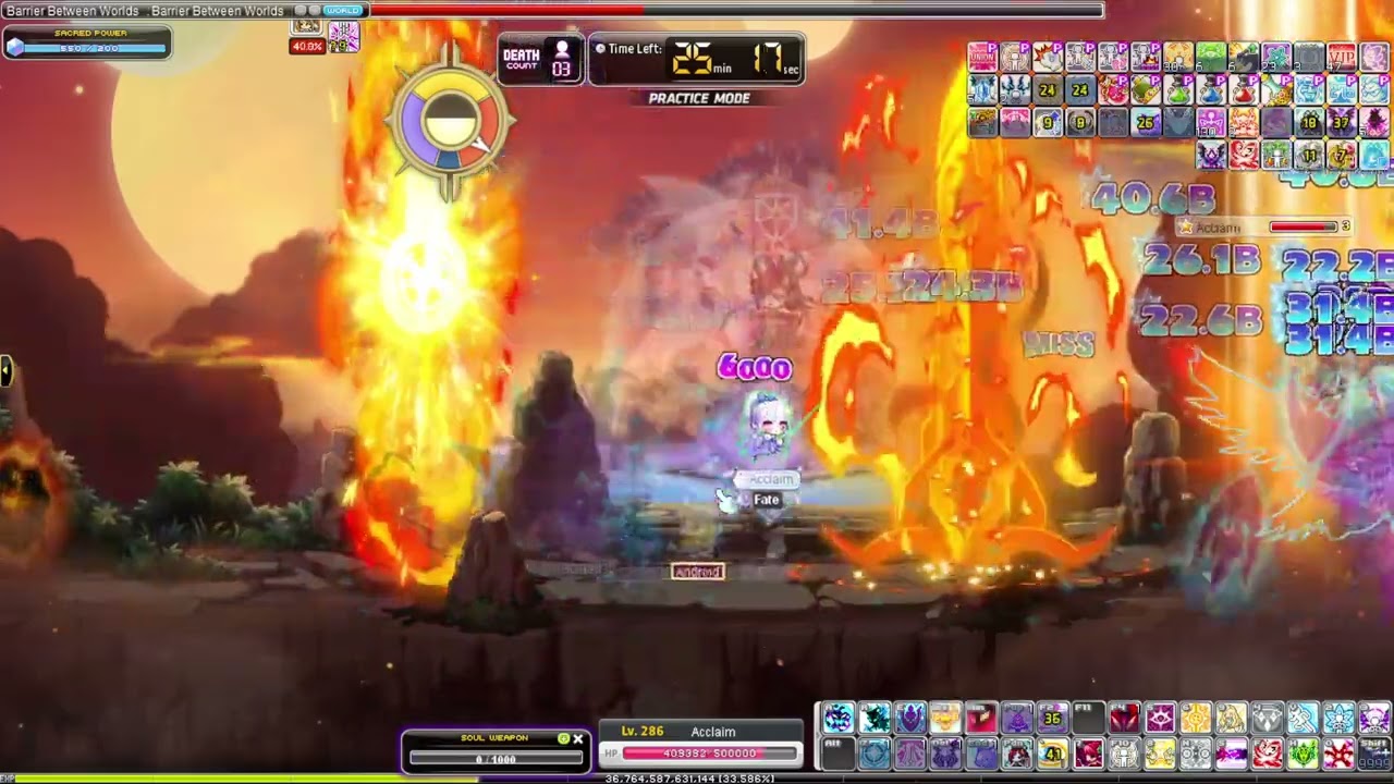 [Maplestory Hyperion] Demon Avenger Hard Seren Solo Speedrun (7:01)