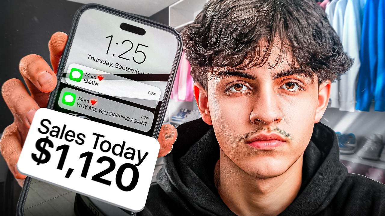 I Skipped School to Make $1,120 Reselling (Day in the Life)