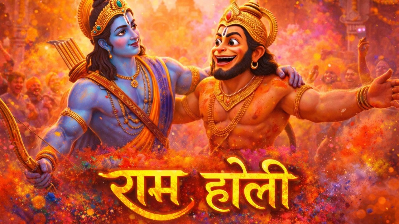 राम होली 2026 | श्री राम संग हनुमान की दिव्य होली | Holi Special Bhajan #bhajan #bhakti #rambhajan
