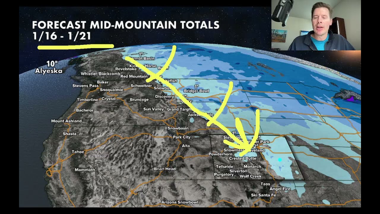 Mountain Weather Update 1/16, Meteorologist Chris Tomer