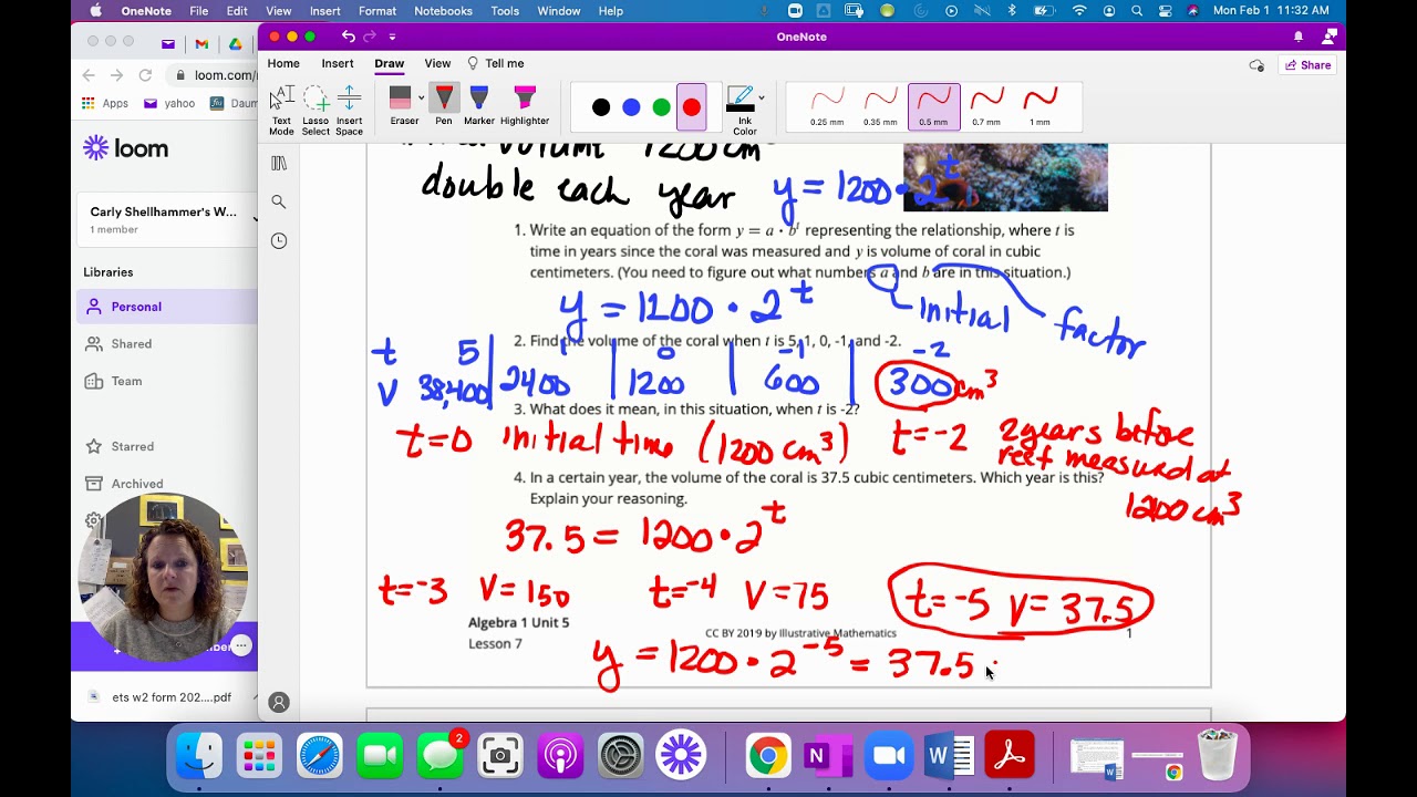 Alg1 Unit5 Lesson7