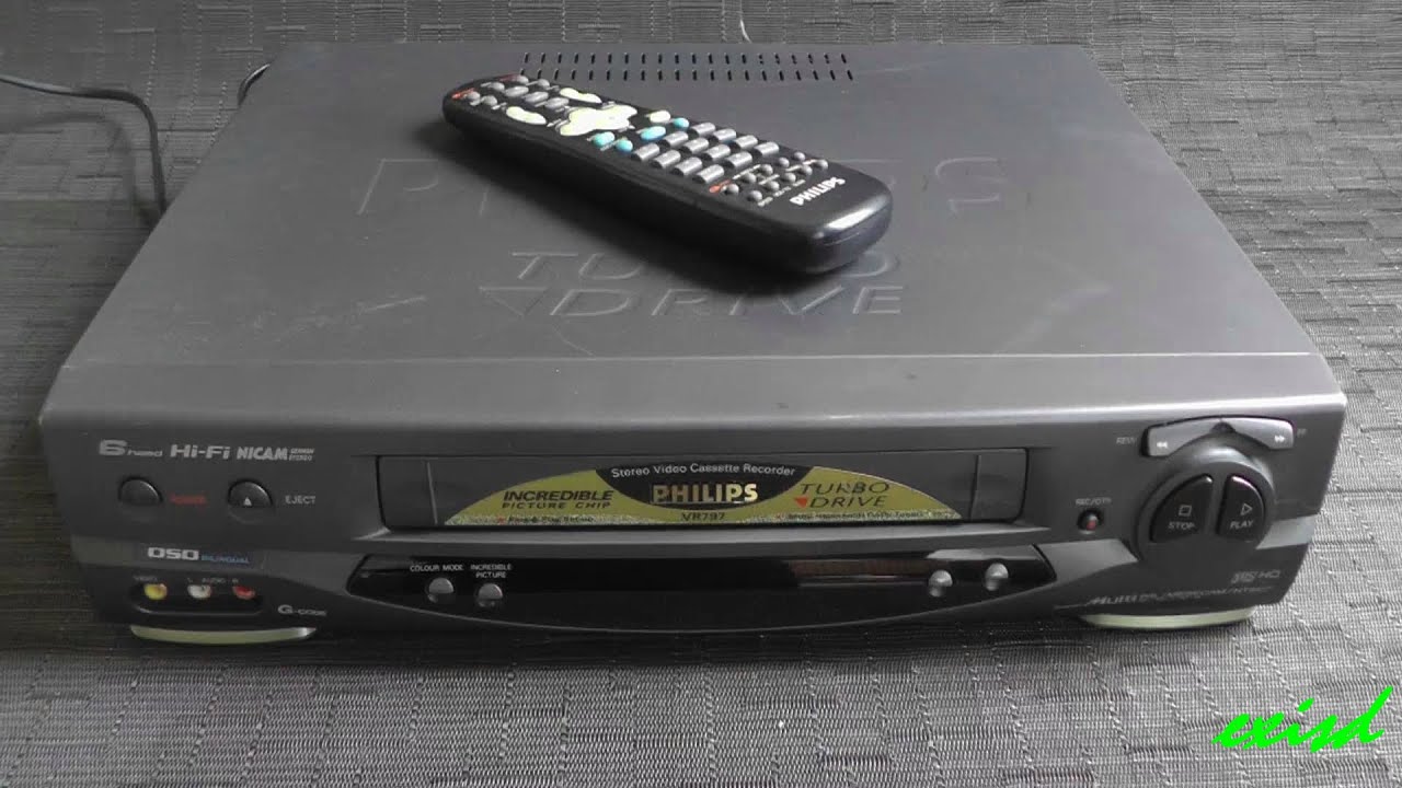 Philips VR797 video cassette recorder videorecorder vhs vcr