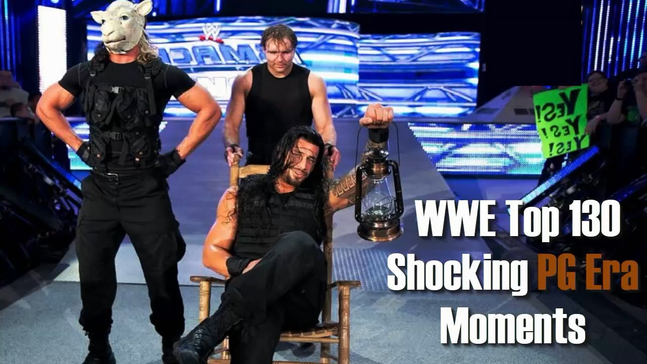 WWE Top 130 Shocking PG Era Moments