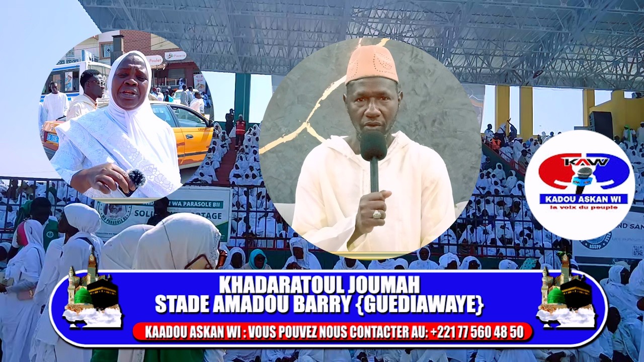 Khadratoul Joumah Guediawaye :Stade Amadou Barry #khadra #islam #religion #nabimuhammad