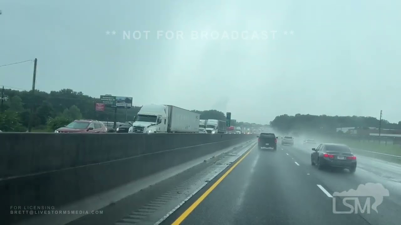 08-06-2023 Atlanta, GA - Storm Impacts Metro with Crashes