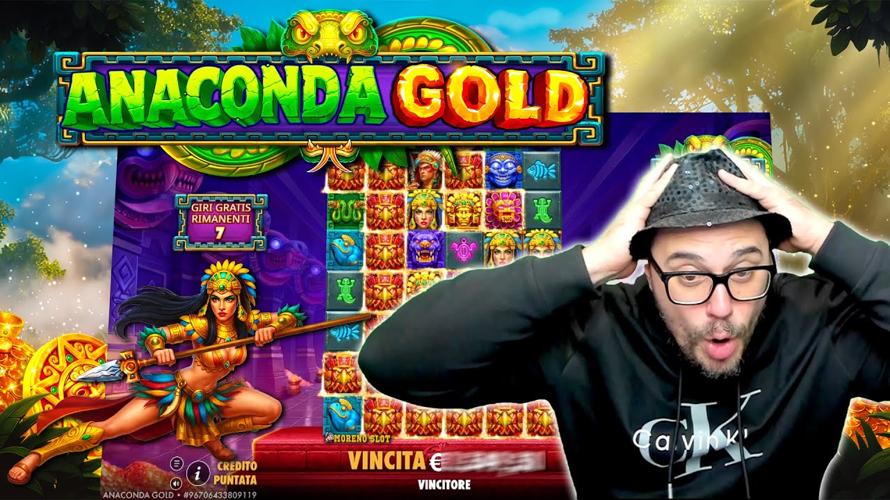 MORENO SLOT ONLINE 🔴 - Che sorpresa la ANACONDA GOLD 🐍🛕🎰 con Acquisti BONUS e fino a BET MAX 🤑