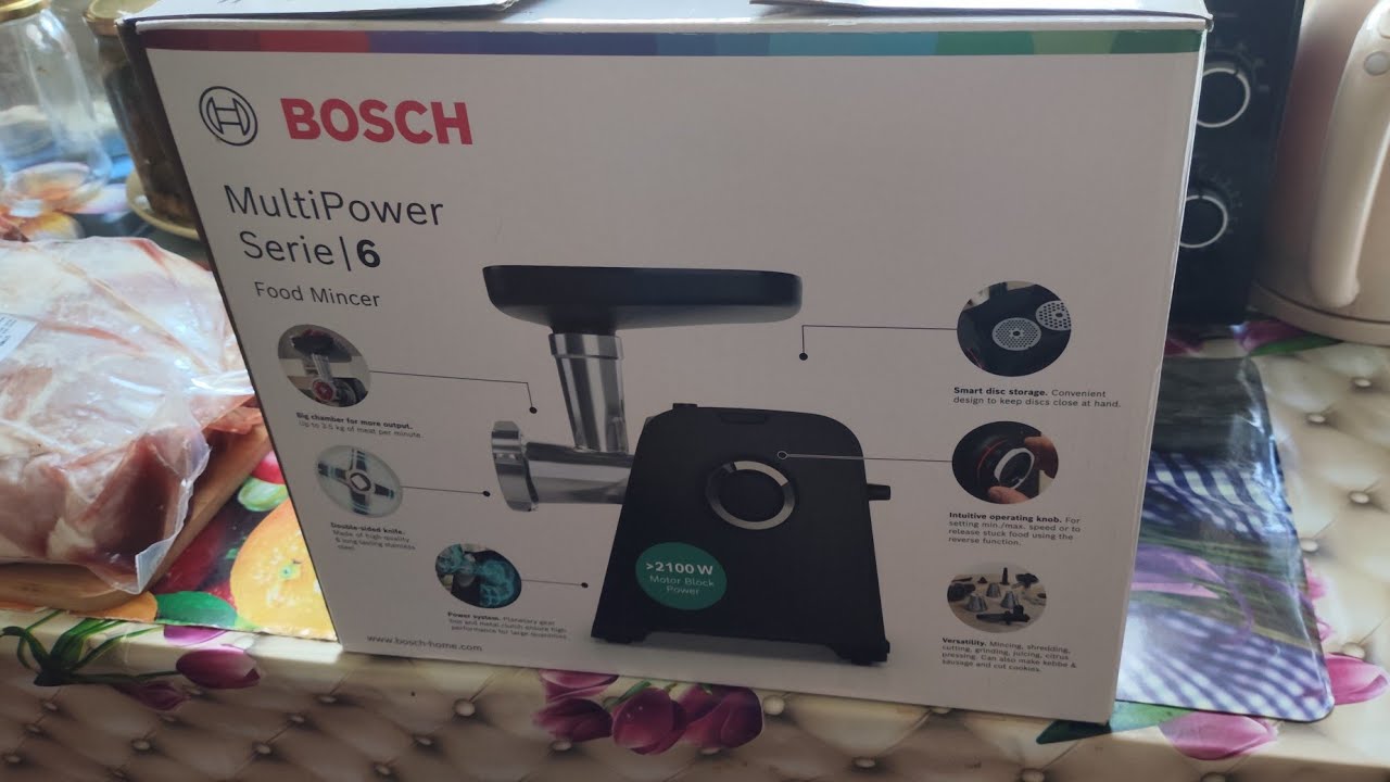 Maszynka do mięsa Bosch MFWS440B MultiPower 2.5 kg kg/min Czarna.Testuje jak działa czy ją polecam? 