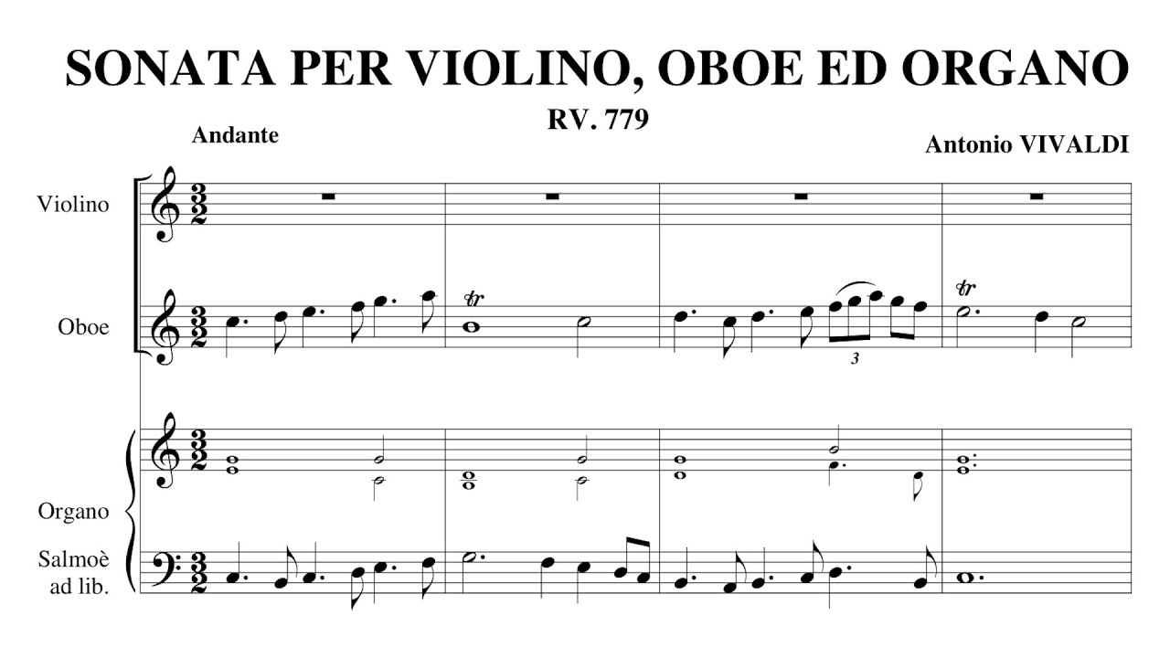 Antonio Vivaldi - Trio Sonata in C major, RV 779