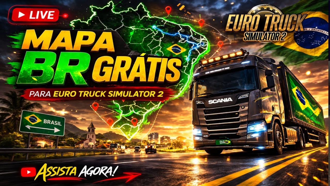EURO TRUCK SIMULATOR 2 MAPA BR
