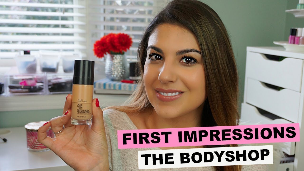 The Bodyshop Fresh Nude Foundation: First Impressions and Demo!