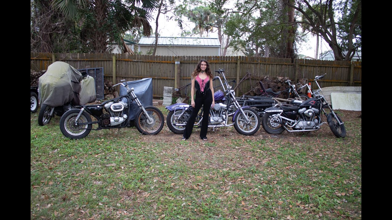 ASMR Heartthrob Harley Sportster 883 PART 1- Biker Bob's Badass Biker Babe 30 Day Build Challenge