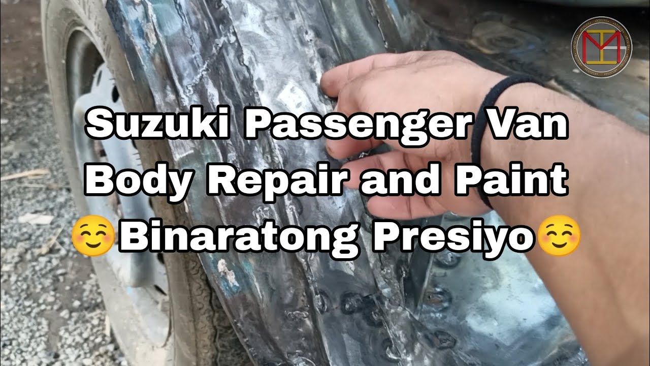 Suzuki Passenger Van Body Repair and Paint☺️Binaratong Presiyo☺️