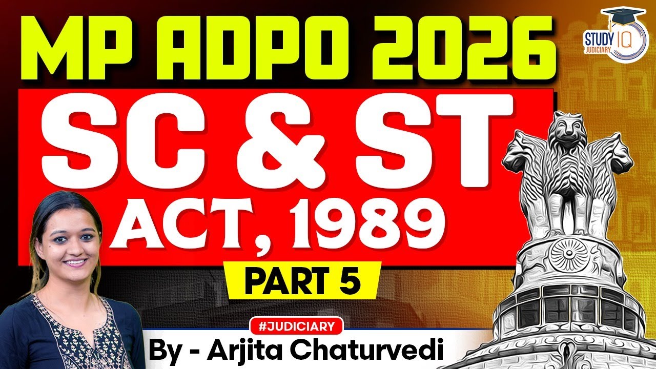 Complete SC & ST Act 1989 | SC & ST Act Revision | MP ADPO Exam 2025