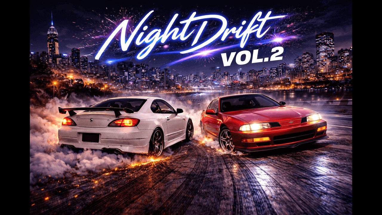 Night Drift Vol.2 - H3LLF4NG (Official Music Visualizer)