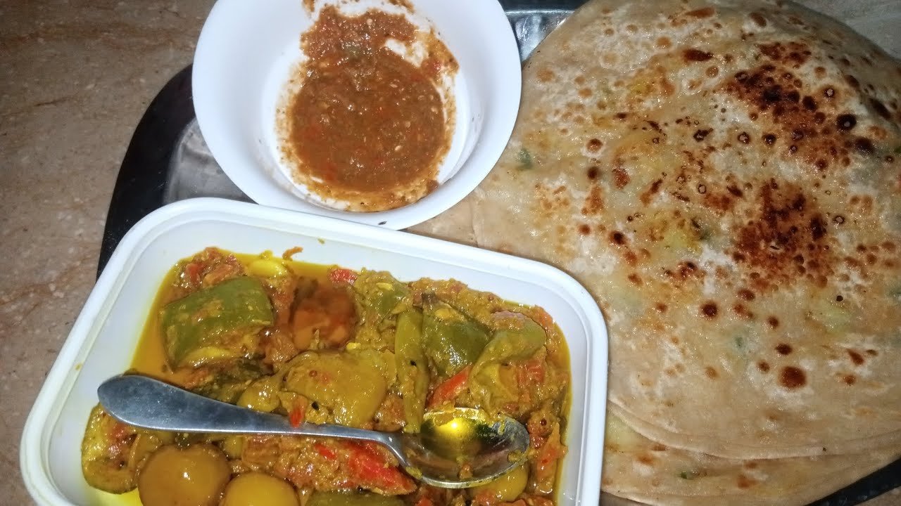 Alo k parathe  anabiya kitchen vlog 725