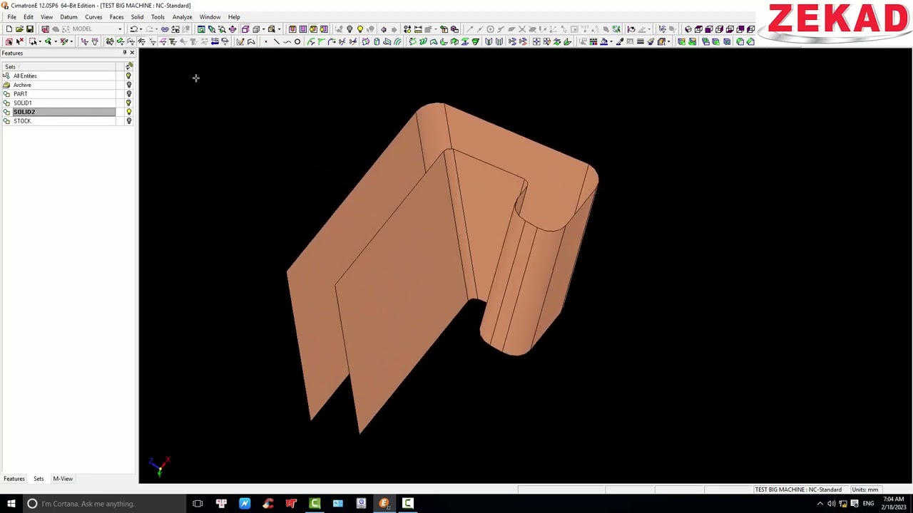 CREATE SOLID MANUFACTURE BEFORE TOOLPATH FOR OPTIMISE