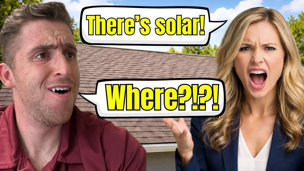 Realtor Sells Home with a Solar SCAM (No panels on roof)!