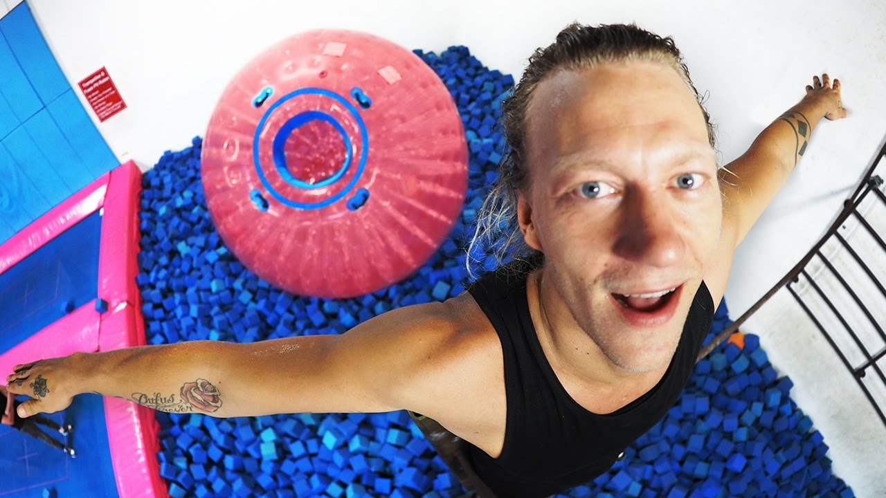 Impossible Backflip into Zorb Ball! (BROKEN TOE)