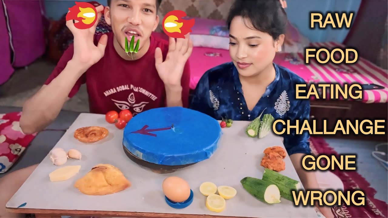 काचो आन्डा खादा झन्डै मरिएन आज । raw food eating challange gone wrong .