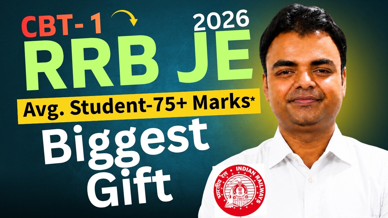 RRB JE CBT 1 2026, Score 75+ Marks Preparation Strategy, RRB JE CBT 1 Syllabus 2026, Topics to Cover