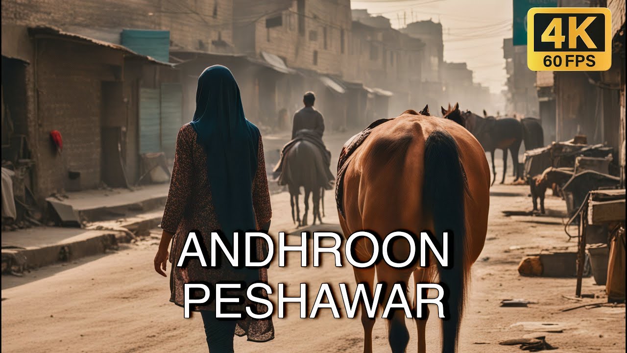 Peshawar, Pakistan INCREDIBLE Walking Tour in 4K 60FPS