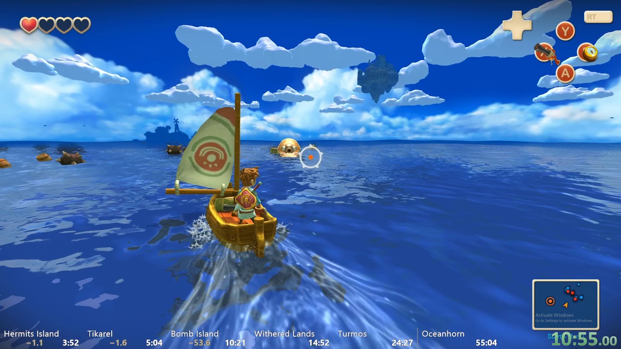 Oceanhorn: Monster of Uncharted Seas in 52:59 (Any% no unstuck)